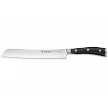 Wüsthof - Нож за хляб CLASSIC IKON 20 см черен