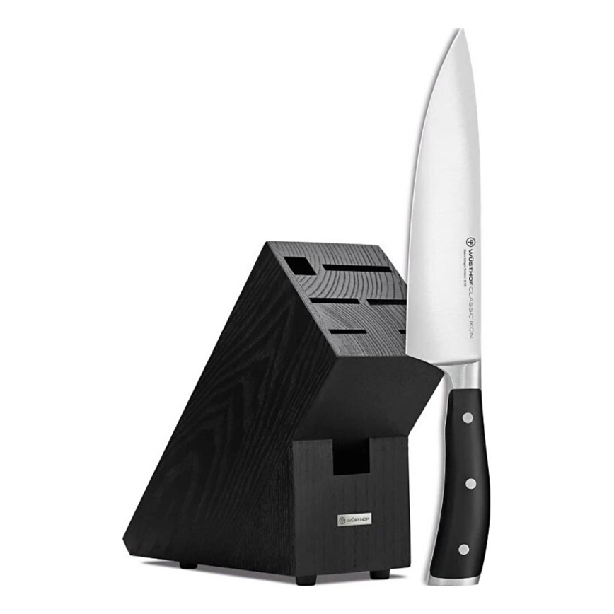 Wüsthof - Шеф нож CLASSIC IKON 20 см на стойка бук/черен