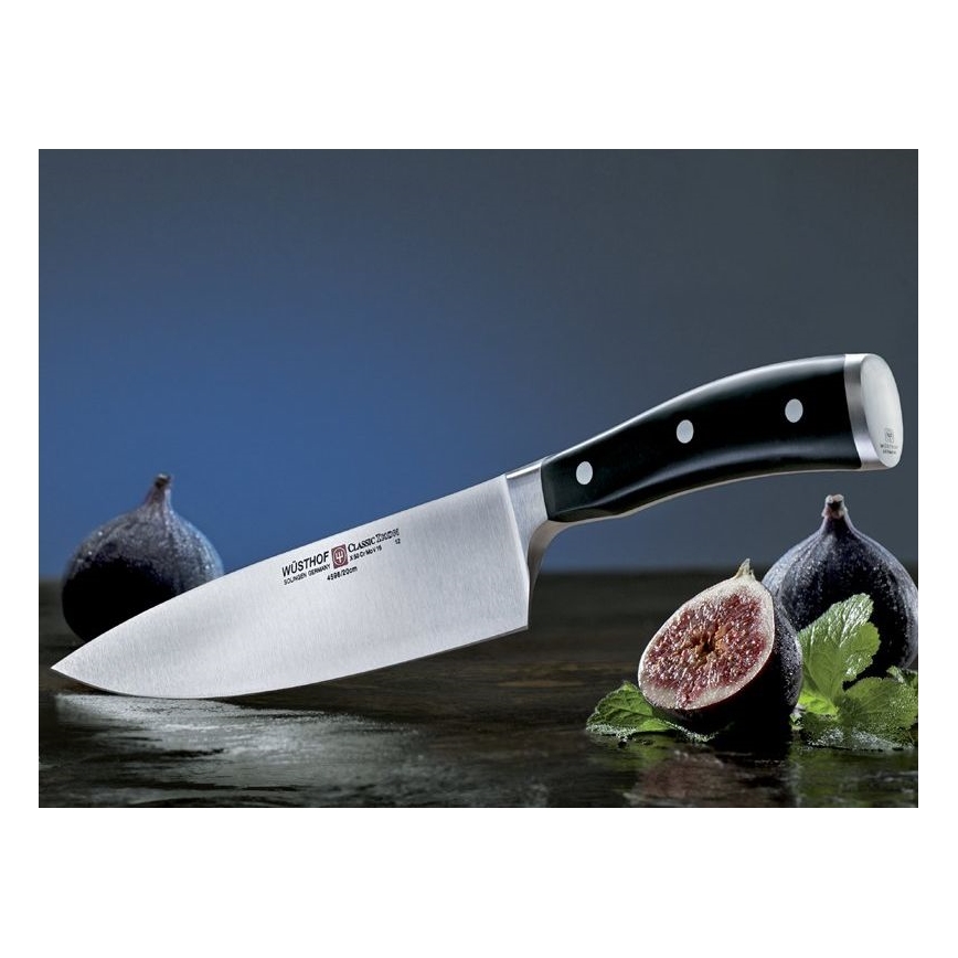 Wüsthof - К-кт готварски ножове CLASSIC IKON 3 бр. черен