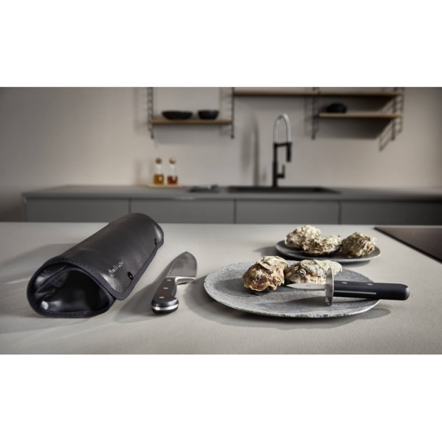 Wüsthof - К-кт готварски ножове GOURMET 6 бр. черен