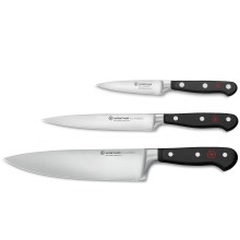 Wüsthof - К-кт готварски ножове CLASSIC 3 бр. черен