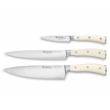 Wüsthof - К-кт готварски ножове CLASSIC IKON 3 бр. кремав