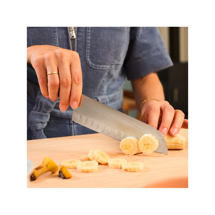 Wüsthof - Кухненски нож Santoku PARTNER 17 см черен