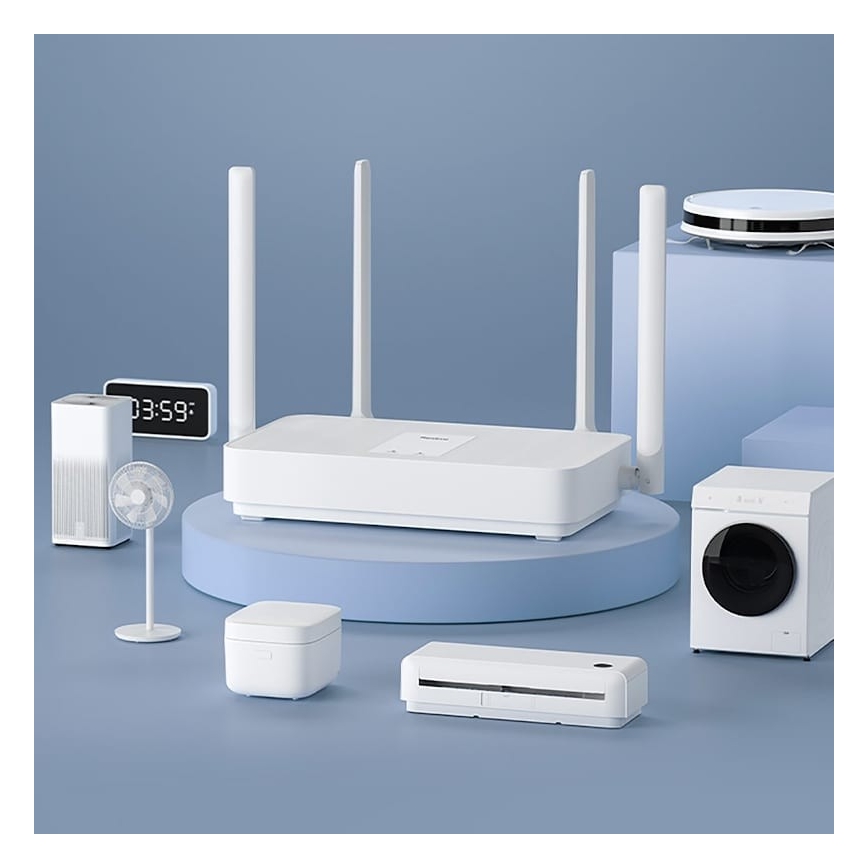 Xiaomi Mi Wi-Fi Рутер AX1800 бял