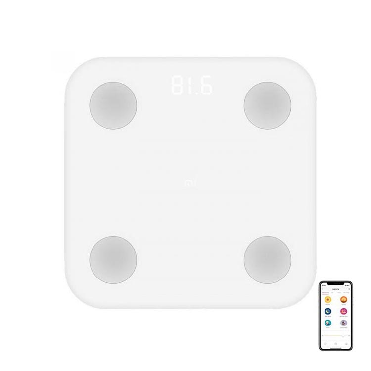 Xiaomi - Смарт кантар с Bluetooth 4xAAA