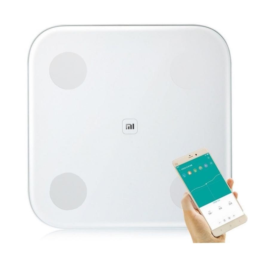 Xiaomi - Смарт кантар с Bluetooth 4xAAA