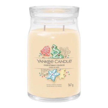 Yankee Candle - Ароматна свещ CHRISTMAS COOKIE голяма 567g 60-90 ч.