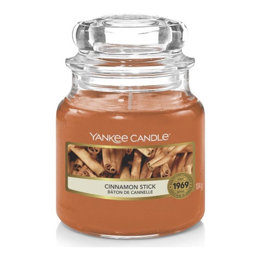 Yankee Candle - Ароматна свещ CINNAMON STICK малка 104 гр 20-30 часа