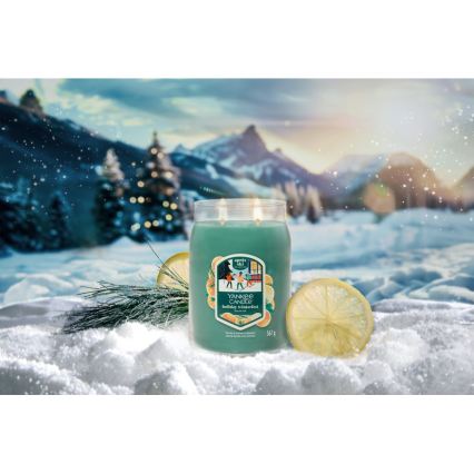 Yankee Candle - Ароматна свещ HOLIDAY WINTERFEST голяма 567 г 60-90 часа