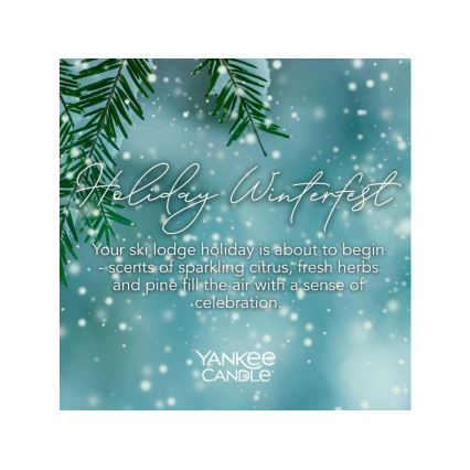 Yankee Candle - Ароматна свещ HOLIDAY WINTERFEST голяма 567 г 60-90 часа
