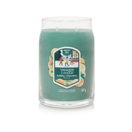 Yankee Candle - Ароматна свещ HOLIDAY WINTERFEST голяма 567 г 60-90 часа