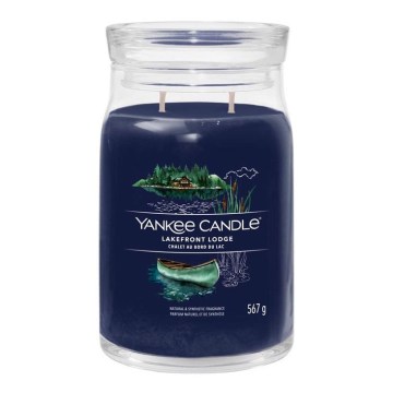 Yankee Candle - Ароматна свещ LAKEFRONT LODGE голяма 567g 60-90 ч.