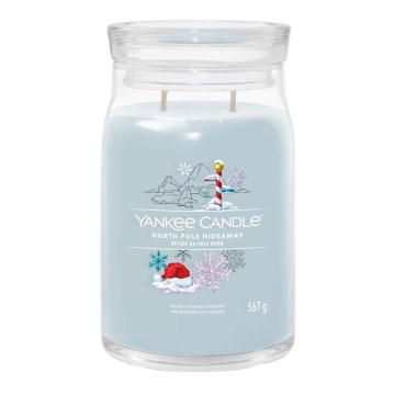 Yankee Candle - ароматна свещ NORTH POLE HIDEAWAY голяма 567g 60-90 часа