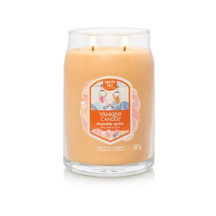 Yankee Candle - Ароматна свещ SLOPESIDE SPRITZ голяма 567 г 60-90 ч.