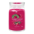 Yankee Candle - Ароматна свещ SPARKLING WINTERBERRY голяма 567 г 60-90 часа