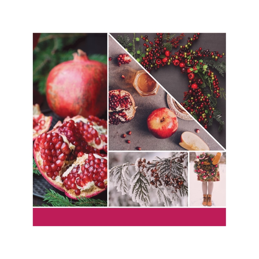 Yankee Candle - Ароматна свещ SPARKLING WINTERBERRY голяма 567 г 60-90 часа