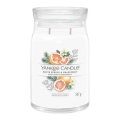 Yankee Candle - Ароматна свещ WHITE SPRUCE & GRAPEFRUIT голяма 567 г 60-90 часа.