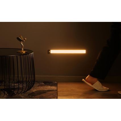 Yeelight - LED Димируемо акумулаторно осветление за мебели със сензор LED/2,4W/2200 mAh 2700K 60 см черен