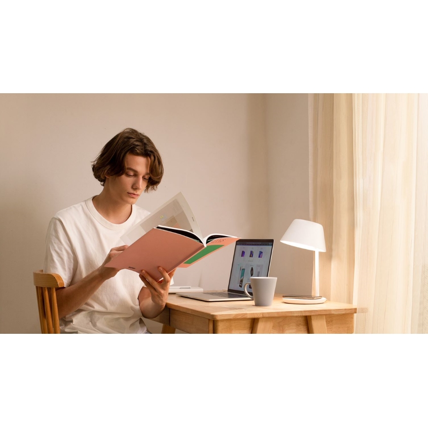 Yeelight - LED Димируема настолна лампа с безжично зареждане Staria Bedside Lamp Pro LED/20W/230V Wi-Fi