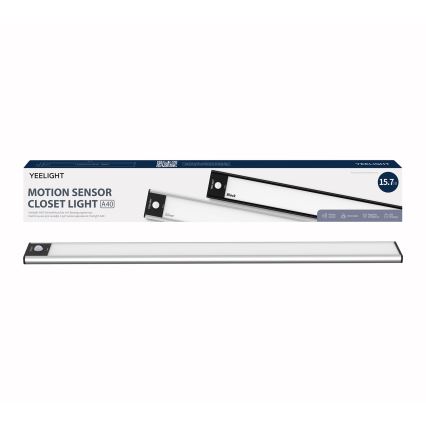Yeelight - LED регулируемо осветление за мебели с сензор, LED/2,3W/1500 mAh 4000K 40 см сребристо