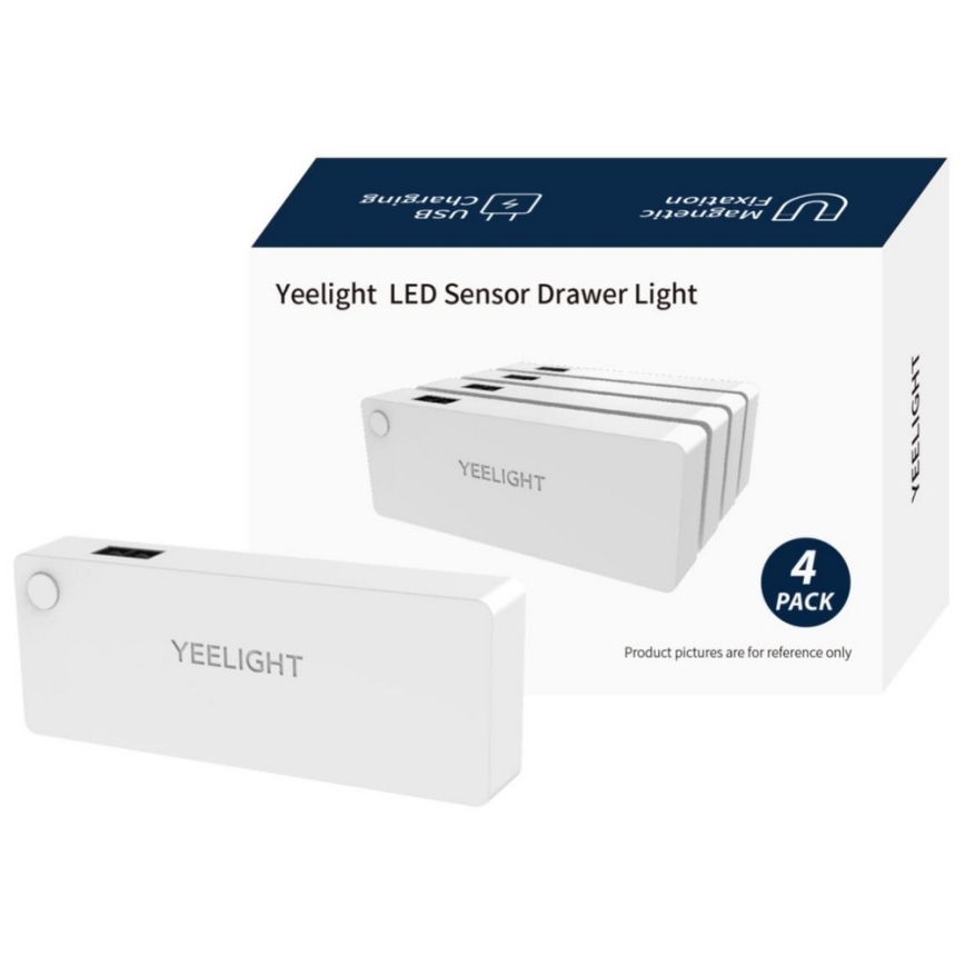 Yeelight - К-кт 4x LED Осветление за мебели със сензор LED/0,15W/5V 2700K