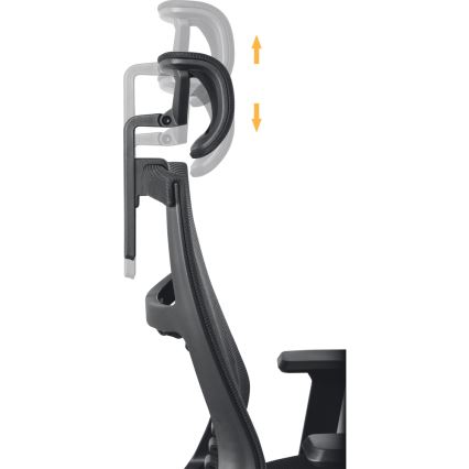 Yenkee - Офис стол черен