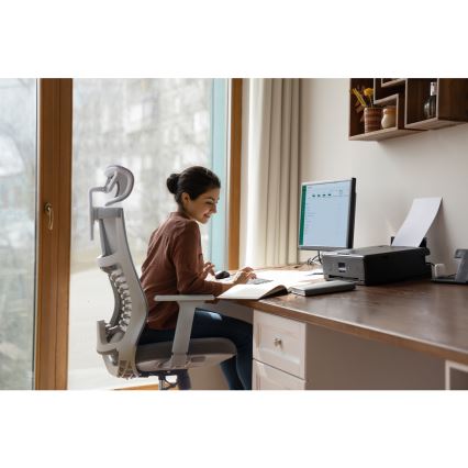 Yenkee - Офис стол черен/сив