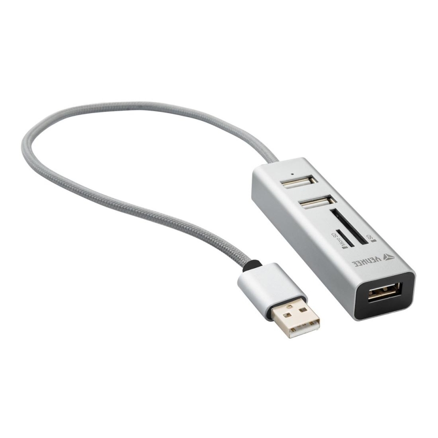 Yenkee - USB Сплитер 2.0 и четец за карти