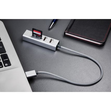 Yenkee - USB Сплитер 2.0 и четец за карти