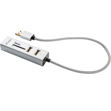 Yenkee - USB Сплитер 2.0 и четец за карти