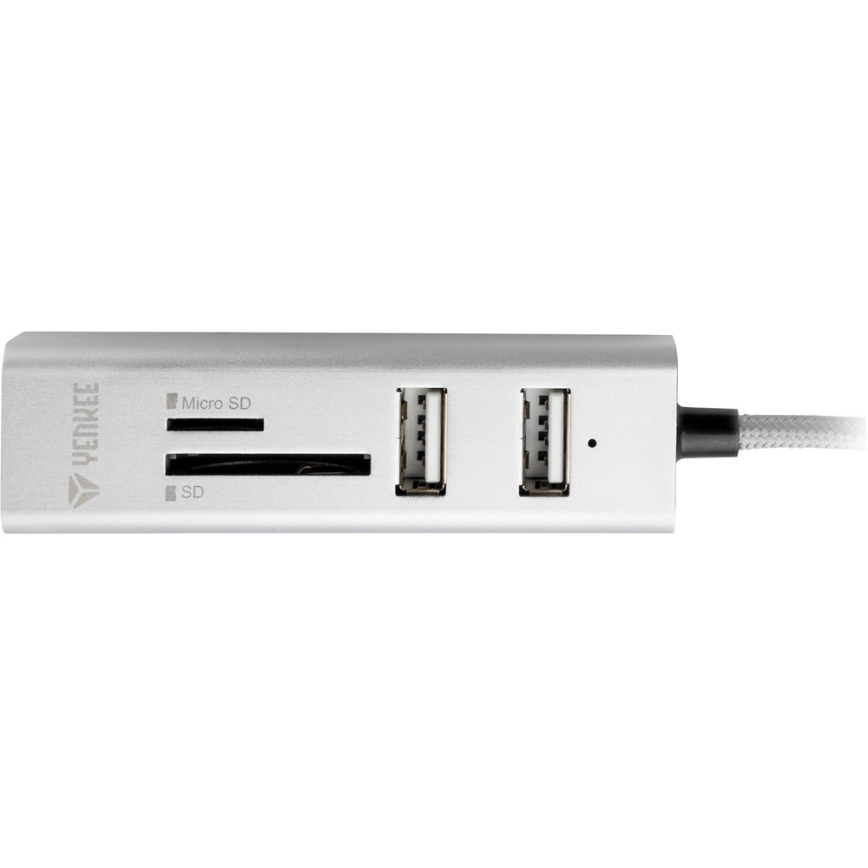Yenkee - USB Сплитер 2.0 и четец за карти