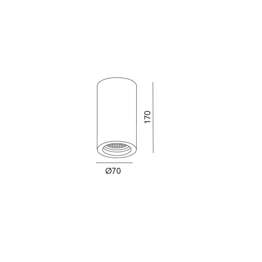 за таван Точково осветление, луна STOA 1xGU10/35W/230V