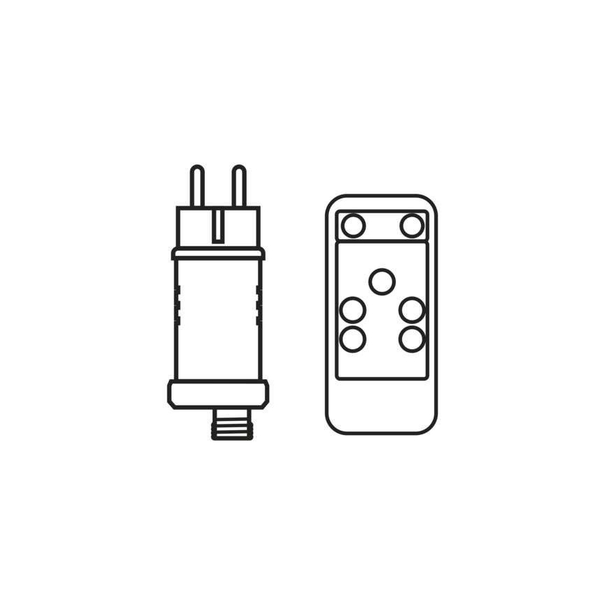 Захранващ блок за свързване на коледно осветление 80V IP44
