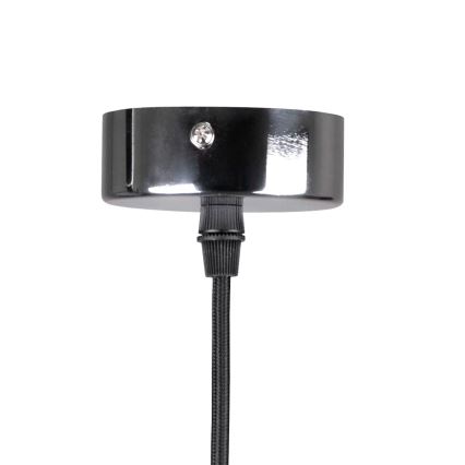 Захранващ кабел 1xE27/20W/230V лъскав хром