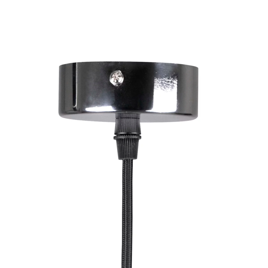 Захранващ кабел 1xE27/20W/230V лъскав хром