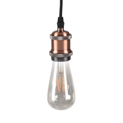 Захранващ кабел 1xE27/20W/230V мед