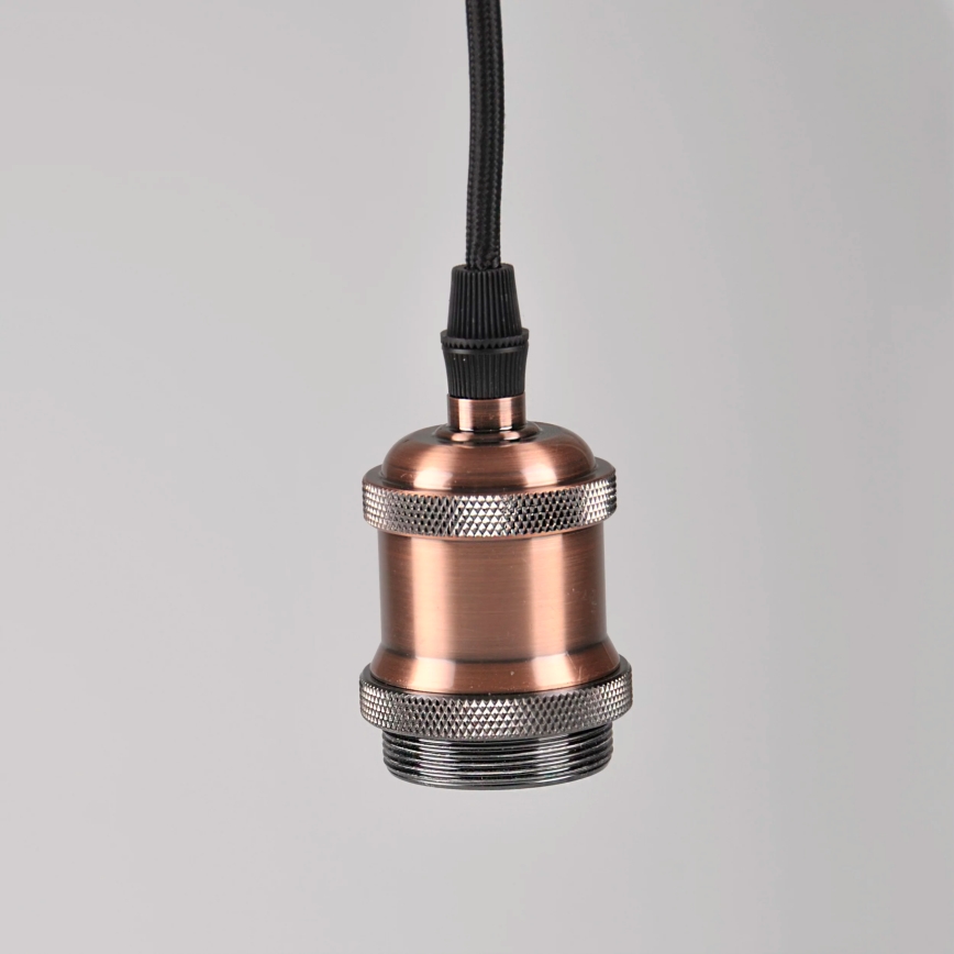 Захранващ кабел 1xE27/20W/230V мед
