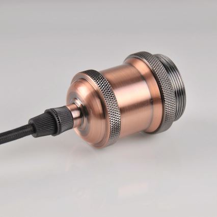 Захранващ кабел 1xE27/20W/230V мед