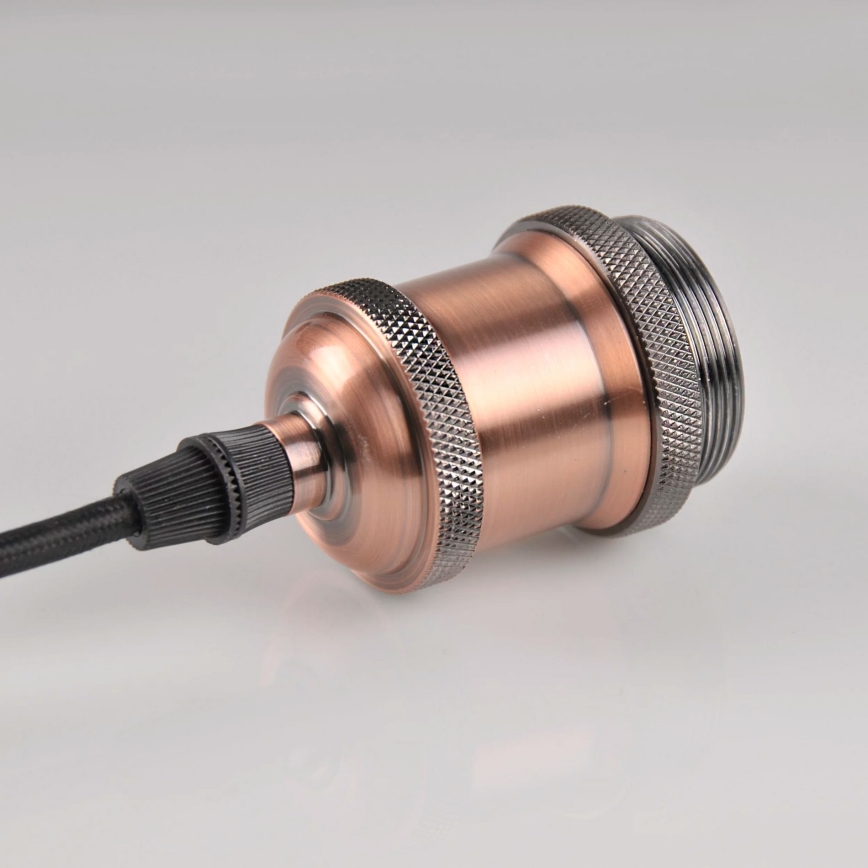 Захранващ кабел 1xE27/20W/230V мед