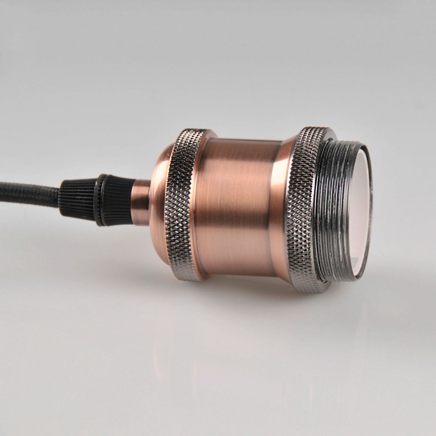 Захранващ кабел 1xE27/20W/230V мед