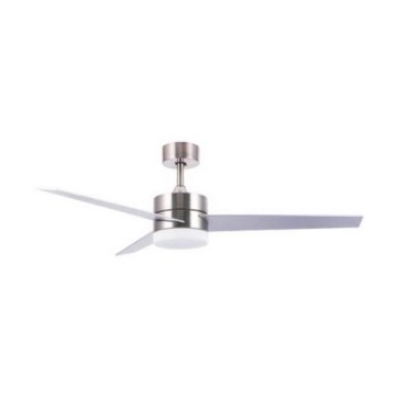 Zambelis 19134 - LED Вентилатор за таван LED/15W/230V 3000/4000/6000K матов хром + дистанционно управление