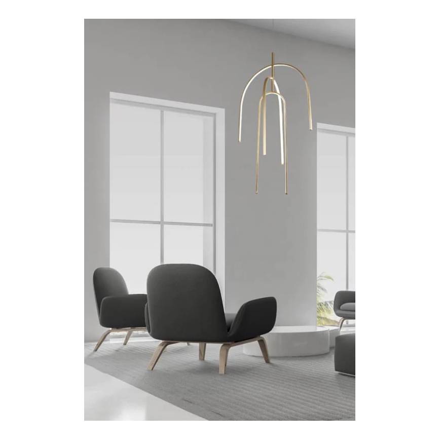 Zambelis 1931 - LED Димируем пендел LED/80W/230V златист