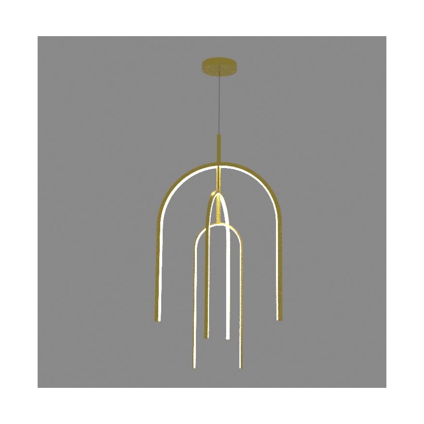 Zambelis 1931 - LED Димируем пендел LED/80W/230V златист