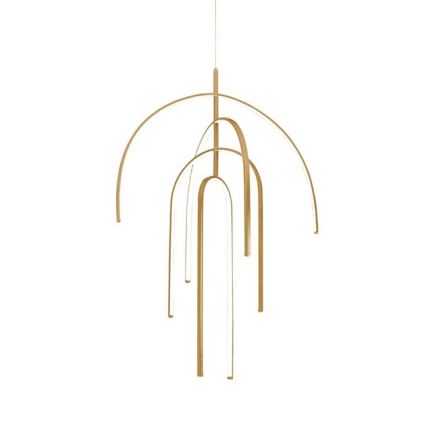 Zambelis 1933 - LED Димируем пендел LED/96W/230V златист