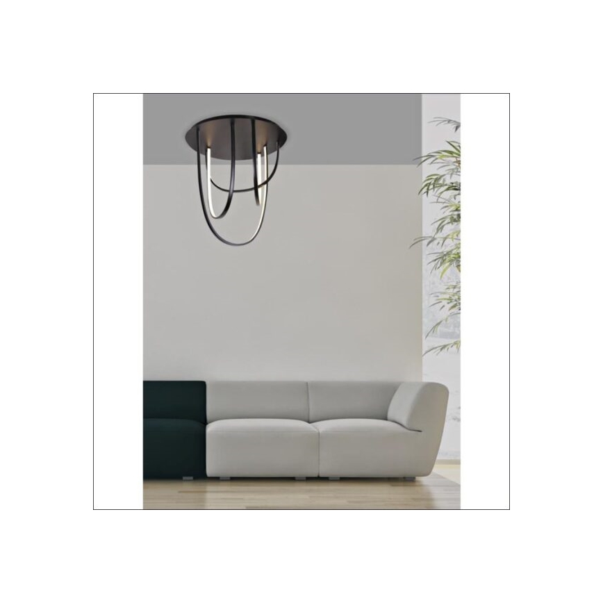 Zambelis 1951 - LED Димируем полилей за повърхностен монтаж LED/80W/230V черен