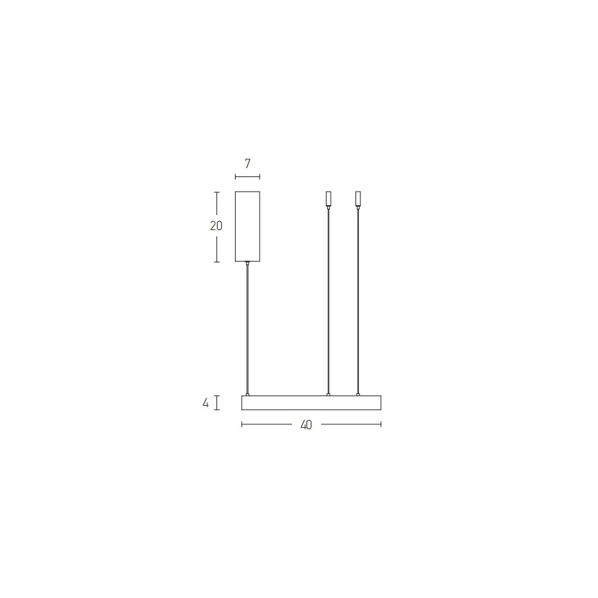 Zambelis 2005 - LED Димируем пендел LED/25W/230V златист