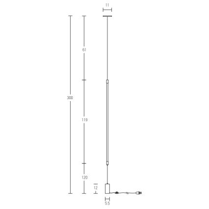 Zambelis 20184 - LED Лампион LED/22W/230V