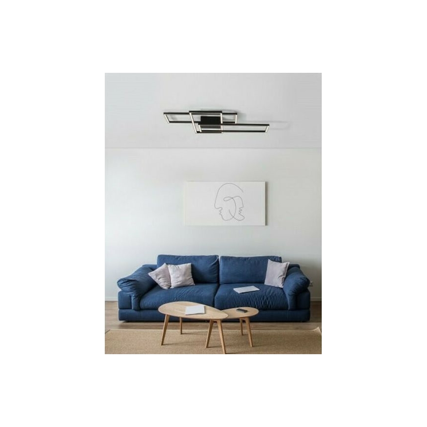 Zambelis 2020 - LED Димируем полилей за повърхностен монтаж LED/55W/230V черен