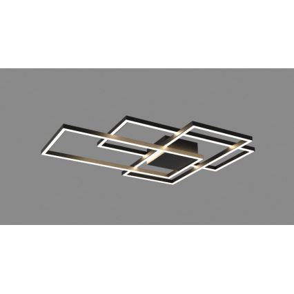 Zambelis 2020 - LED Димируем полилей за повърхностен монтаж LED/55W/230V черен