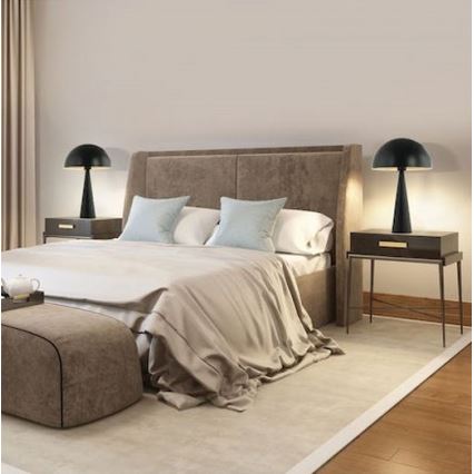 Zambelis 20210 - Настолна лампа 1xE27/25W/230V черна